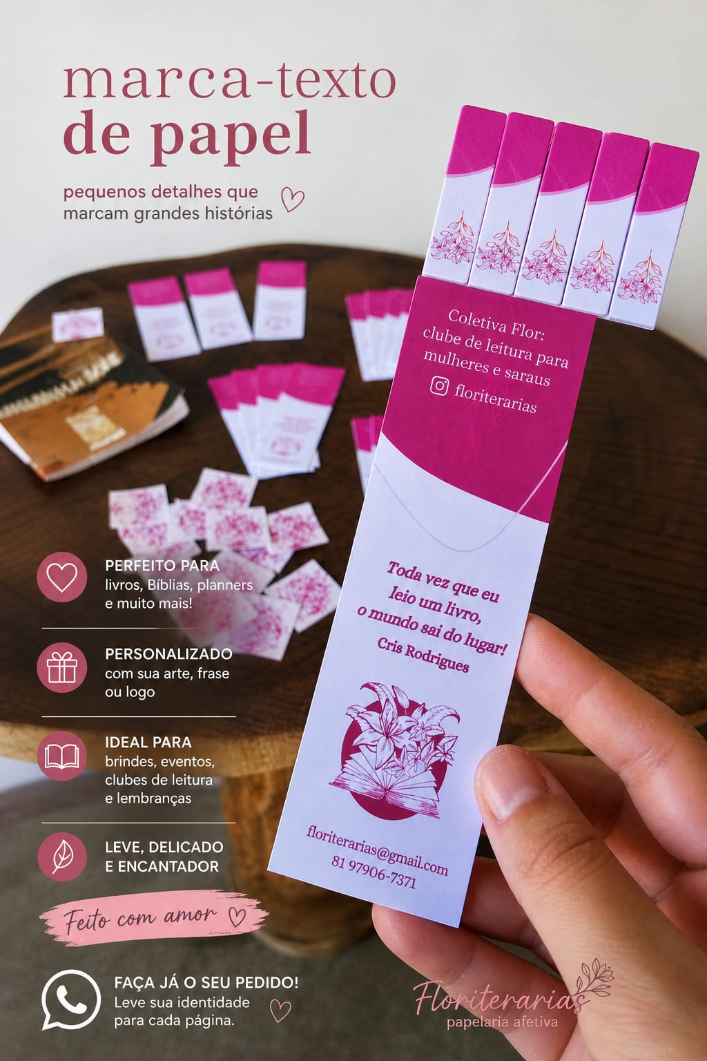 Marca-texto de papel